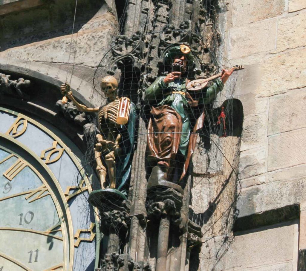 Praski zegar astronomiczny - śmierć z dzwonkiem