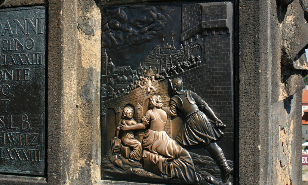 Tu Jan Nepomucen spełnia życzenia