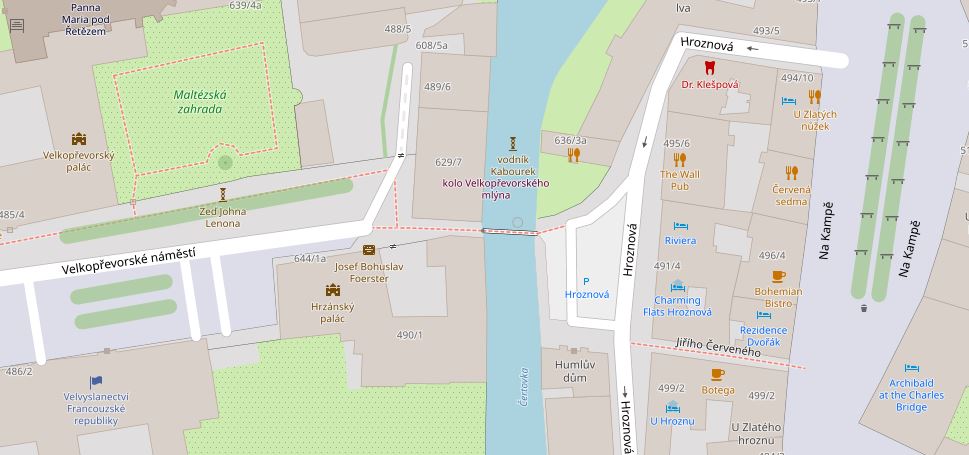 Wodnik Kaboúrek mapa