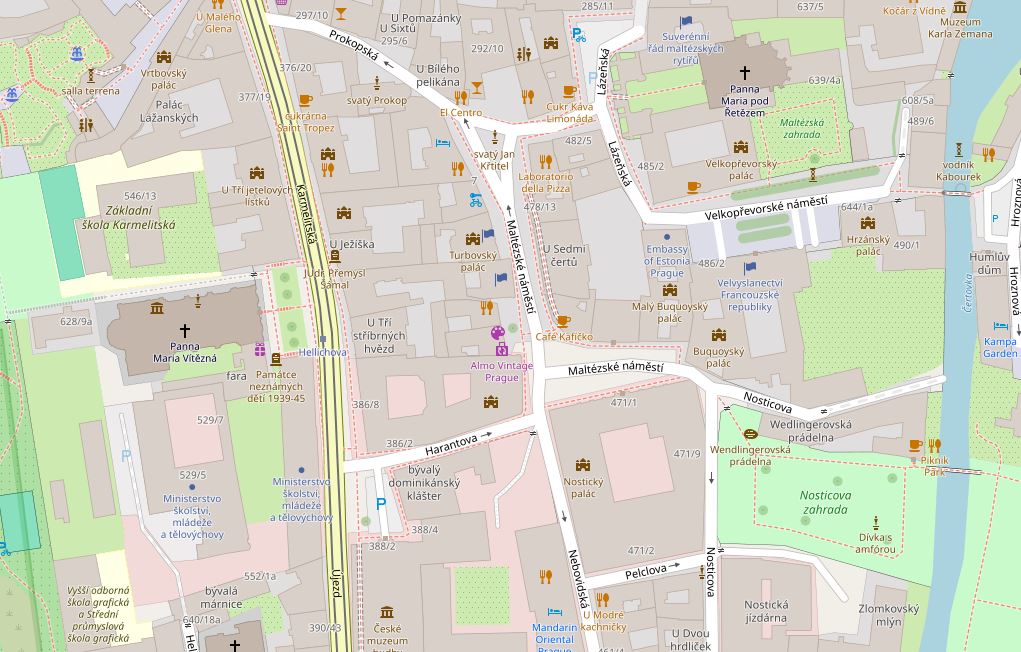 Kamienica „Pod siedmioma diabłami” mapa