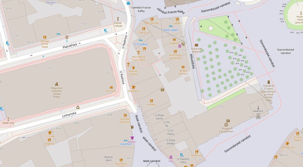 kamienica U Radnice 8 mapa