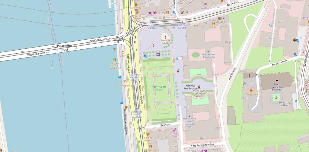 Źródło św. Wacława - mapa Źródło św. Wacława - mapa