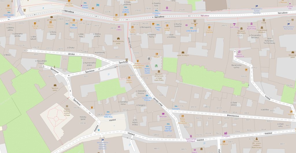  Jánský vršek mapa