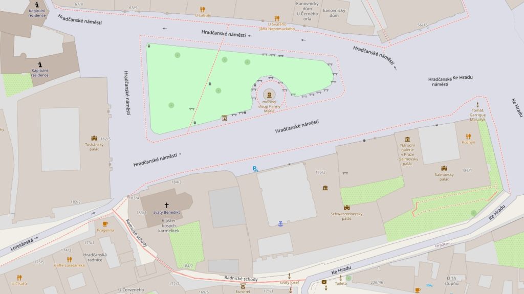 Kościół św. Benedykta mapa