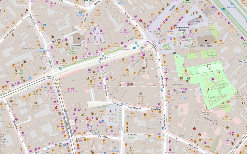 kamienica "Pod Krzyżem" mapa