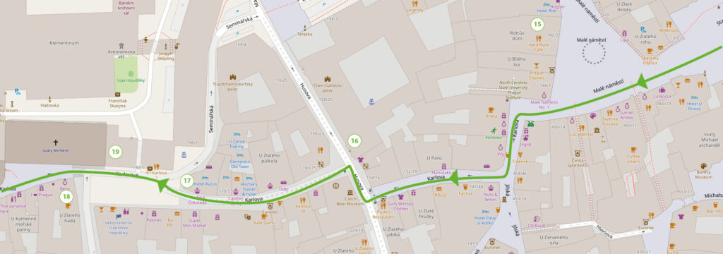 Mały Rynek (Malé náměstí) mapa