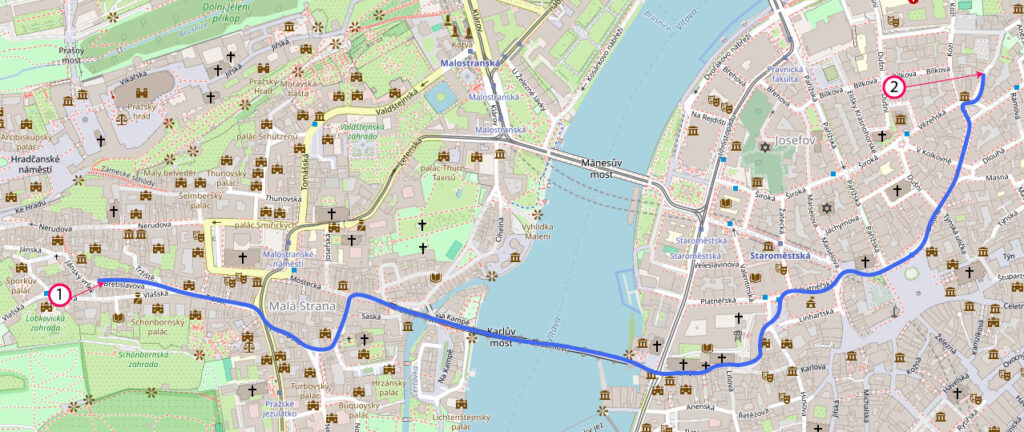 Таємнича карета - Маршрут карети