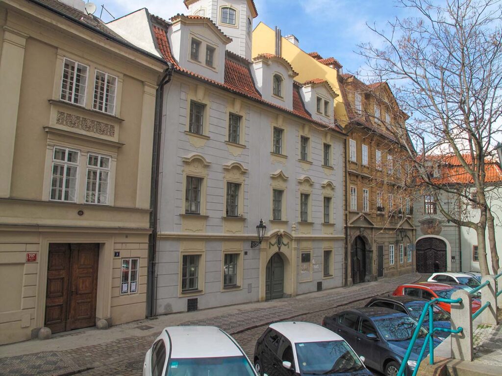 Місце зйомки фільму, вулиця U Obecního dvora